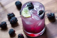 Gervuogių šaltinis – Blackberry Fizz (kokteilio receptas)